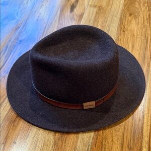 Orvis Chocolate Wool Fedora with Leather Band